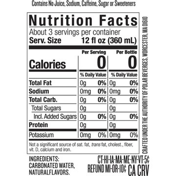 Polar Seltzer Water Mandarin