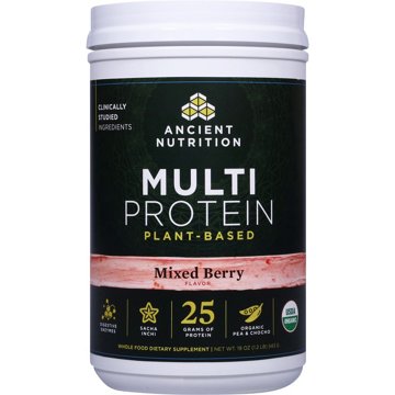 Ancient Nutrition Plant-Based 25g Multi Protein Powder - Mixed Berry
