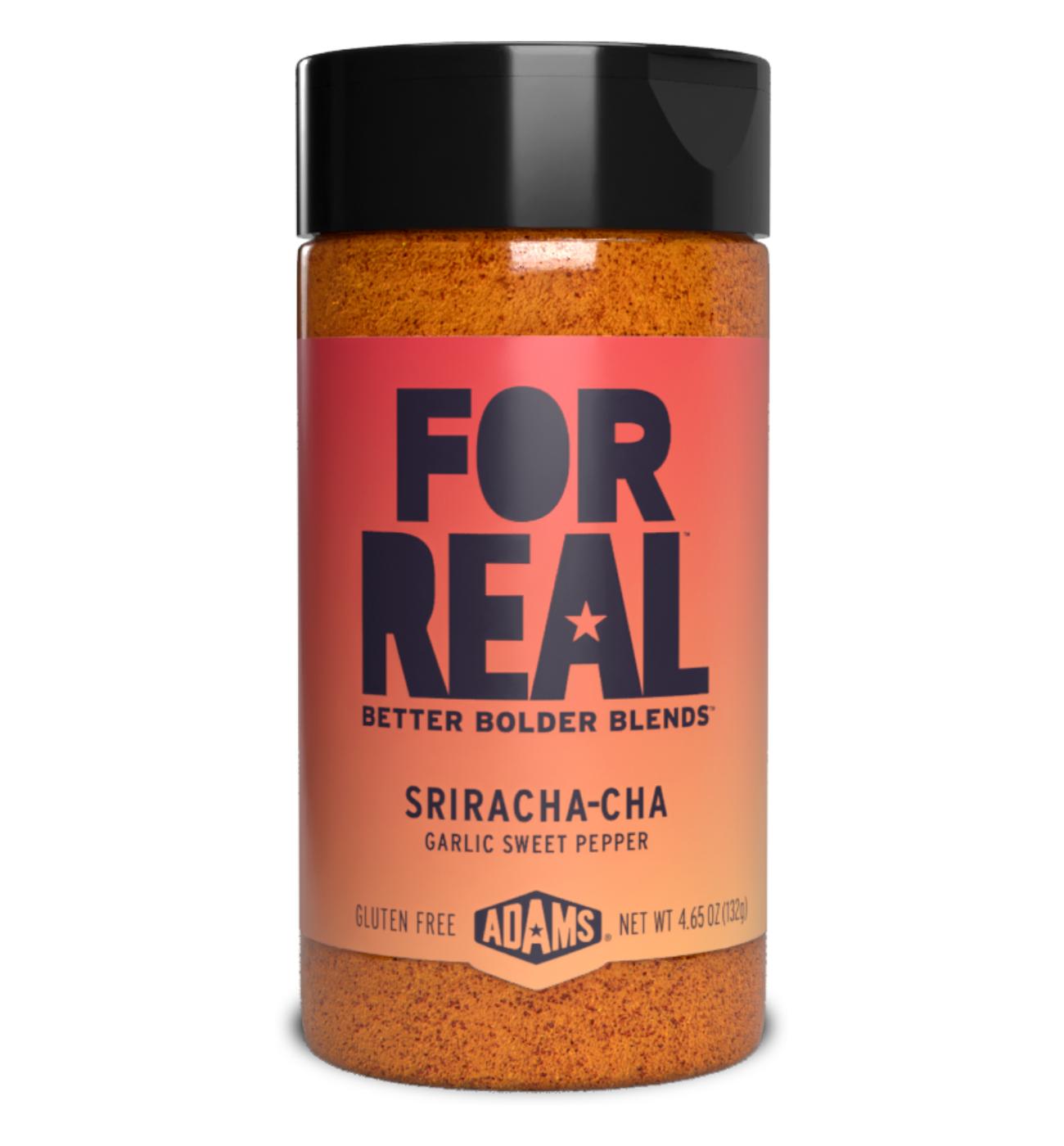For Real Sriracha-Cha Garlic Sweet Pepper Spice; image 1 of 3
