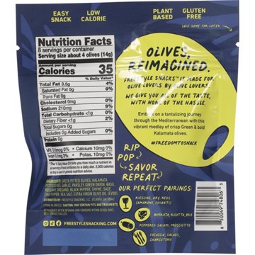 Freestyle Snacks Olive Medley Mediterranean Herbs, 4 oz