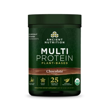 Ancient Nutrition Plant-Based 25g Multi Protein Powder - Chocolate