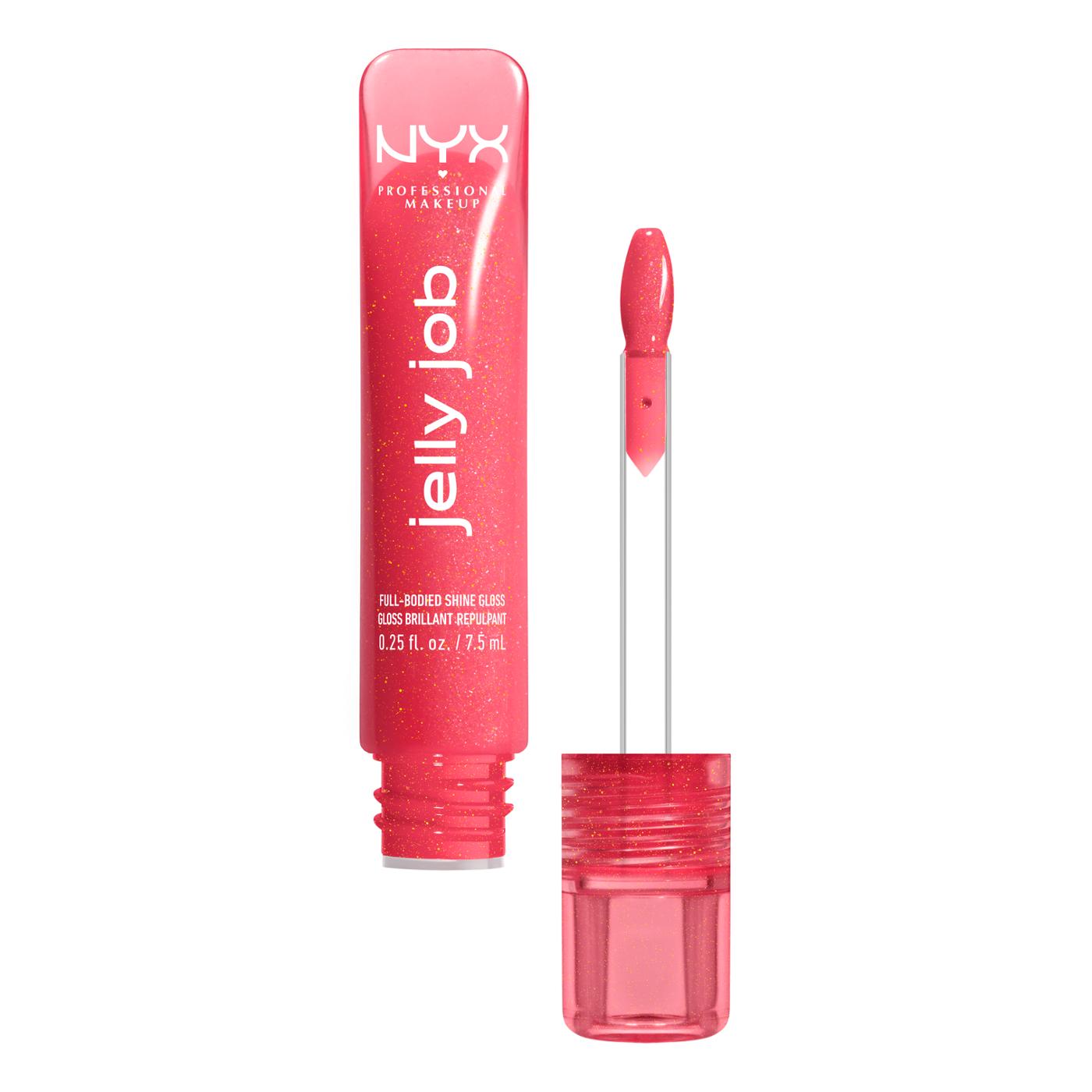 NYX Jelly Job Smooth Shine Lip Gloss - Kissed; image 7 of 7