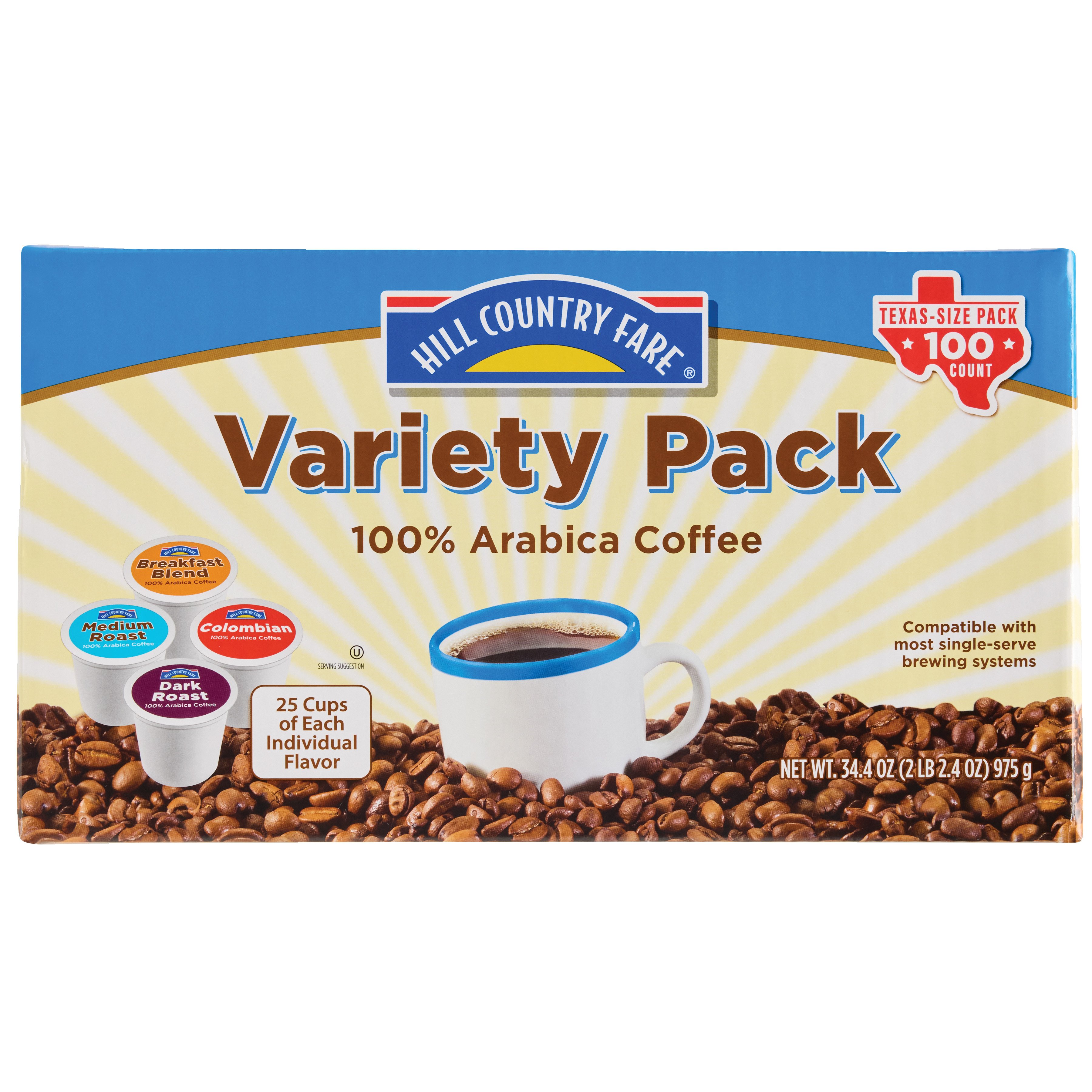 Hill Country Fare Variety Pack Single Serve Coffee Cups - Shop