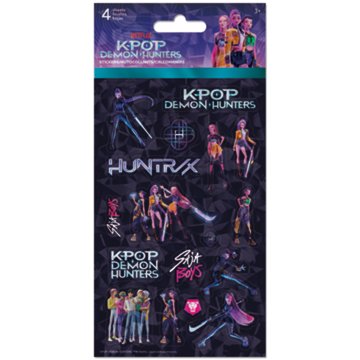 Trends International K-pop Demon Hunters Sticker Sheets, 4 pk