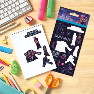Trends International K-pop Demon Hunters Sticker Sheets, 4 pk
