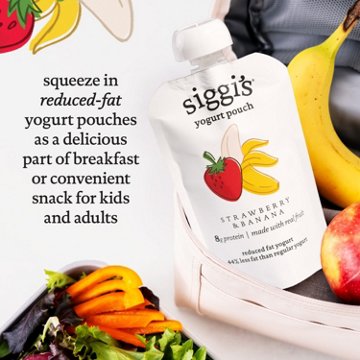 Siggi's Yogurt Pouches - Strawberry & Banana