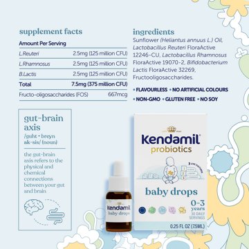 Kendamil Probiotics Baby Drops, 0.25 oz
