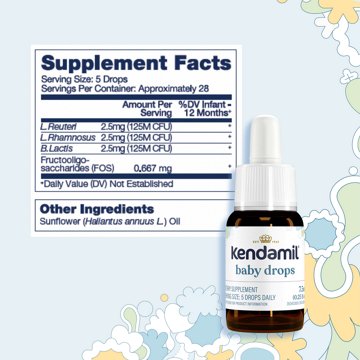 Kendamil Probiotics Baby Drops, 0.25 oz