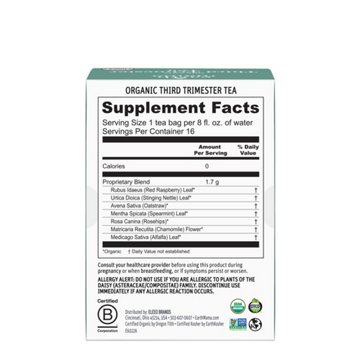 Earth Mama Organic Third Trimester Tea, 16 ct