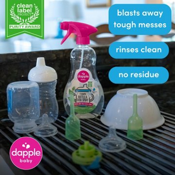 Dapple Baby Foaming Bottle & Dish Spray, 16.9 oz