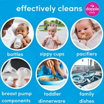 Dapple Baby Foaming Bottle & Dish Spray, 16.9 oz
