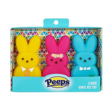 Peeps Vinyl Pet Toy Pack, 3 ct