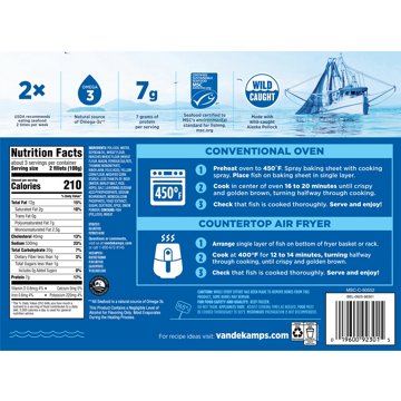 Van de Kamp's Beer Battered Fish Fillets, 10 ct