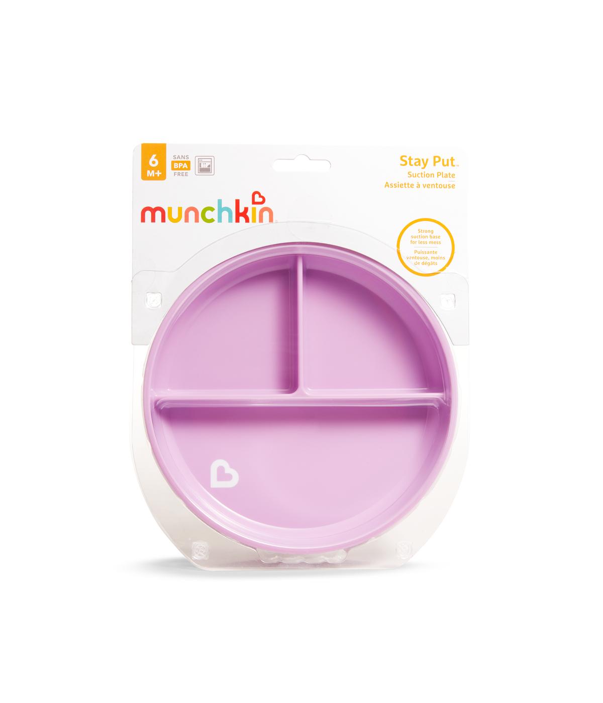 Munchkin Stay Put Suction Plate, Colors May Vary; image 1 of 3