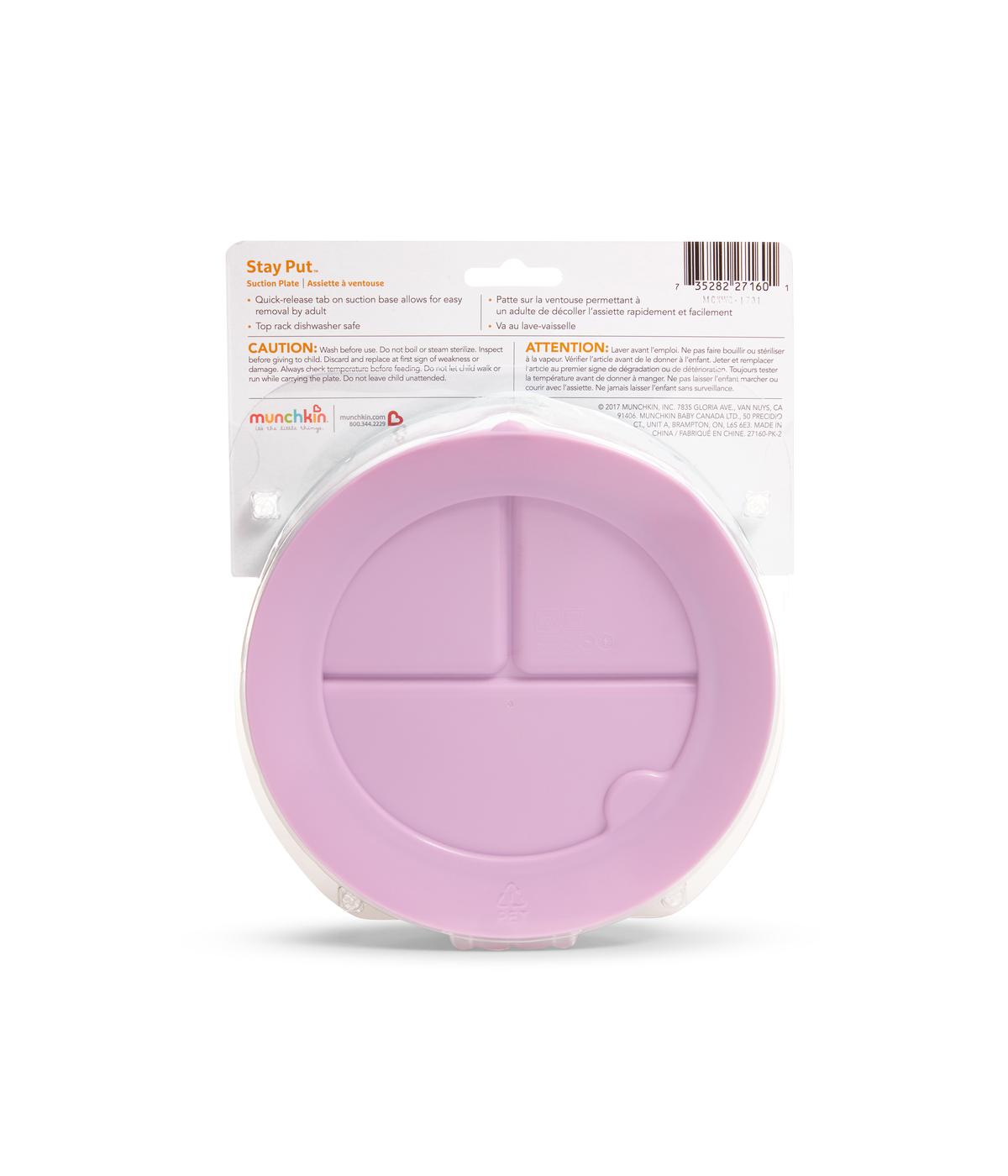 Munchkin Stay Put Suction Plate, Colors May Vary; image 3 of 3