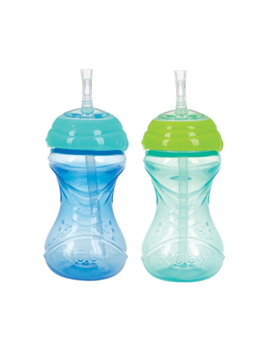 Nuby Clik It Soft Straw Cups; image 2 of 3