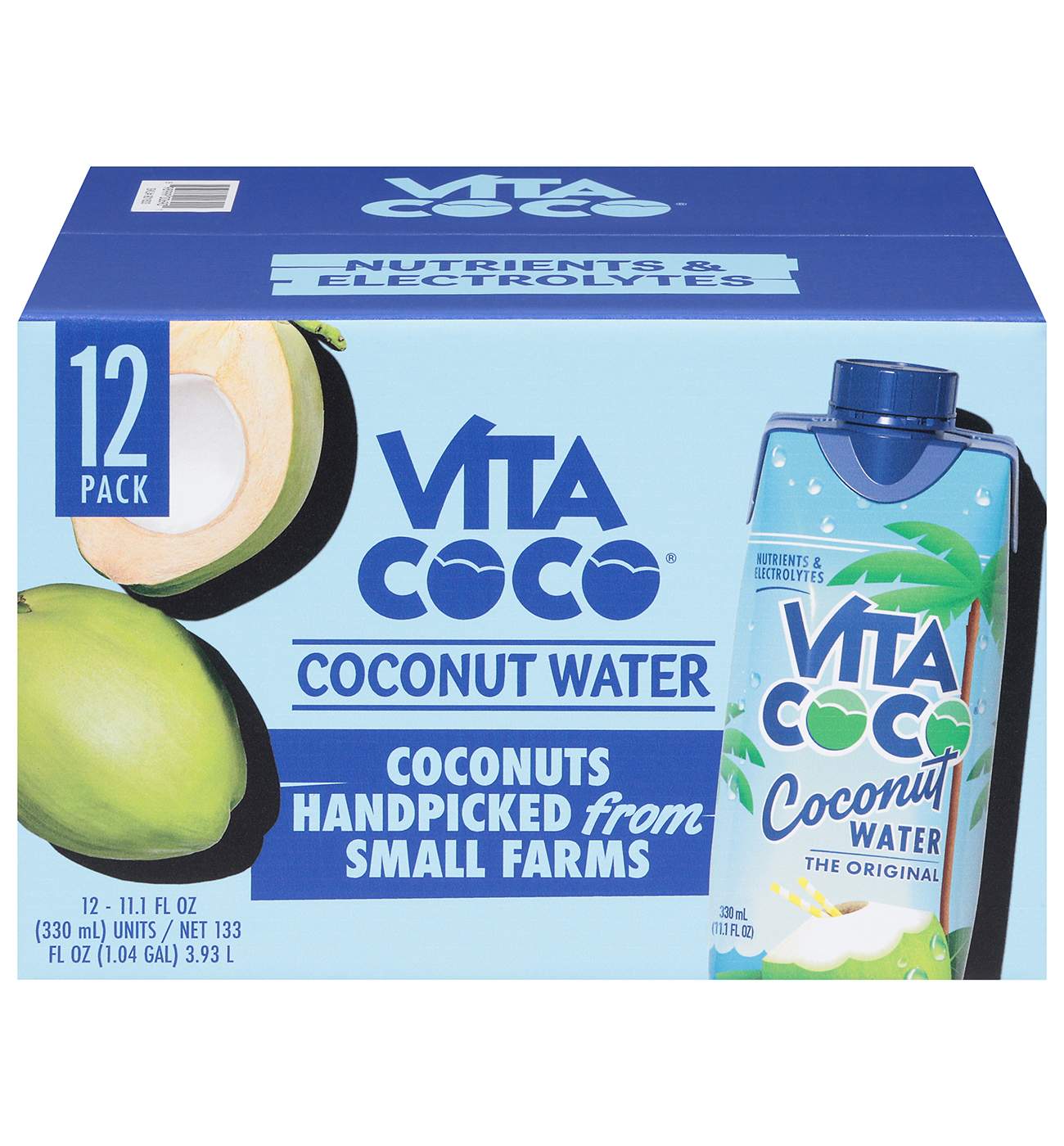 Vita Coco Coconut Water 12 pk Cartons; image 1 of 4