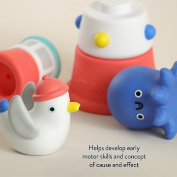 Itzy Ritzy Stack and Squirt Bath Toys