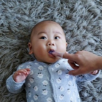Jack N' Jill Silicone Baby Finger Brush for 6-12 Months