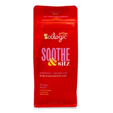 Oilogic Soothe & Sitz Oatmeal And Epsom Salt Soak - For Pregnancy And Postpartum, 32 oz