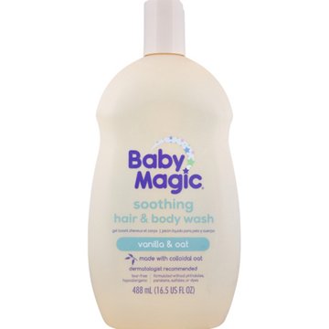 Baby Magic Soothing Hair And Body Wash - Vanilla & Oat, 16.5 oz
