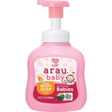 Arau Baby Foam Body Soap - Citrus Scent, 15.21 oz