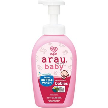 Arau Baby Foam Bottle Wash - Unscented, 16.09 oz