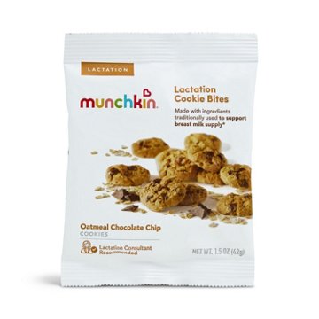Munchkin Lactation Cookie Bites - Oatmeal Chocolate Chip, 1.5 oz