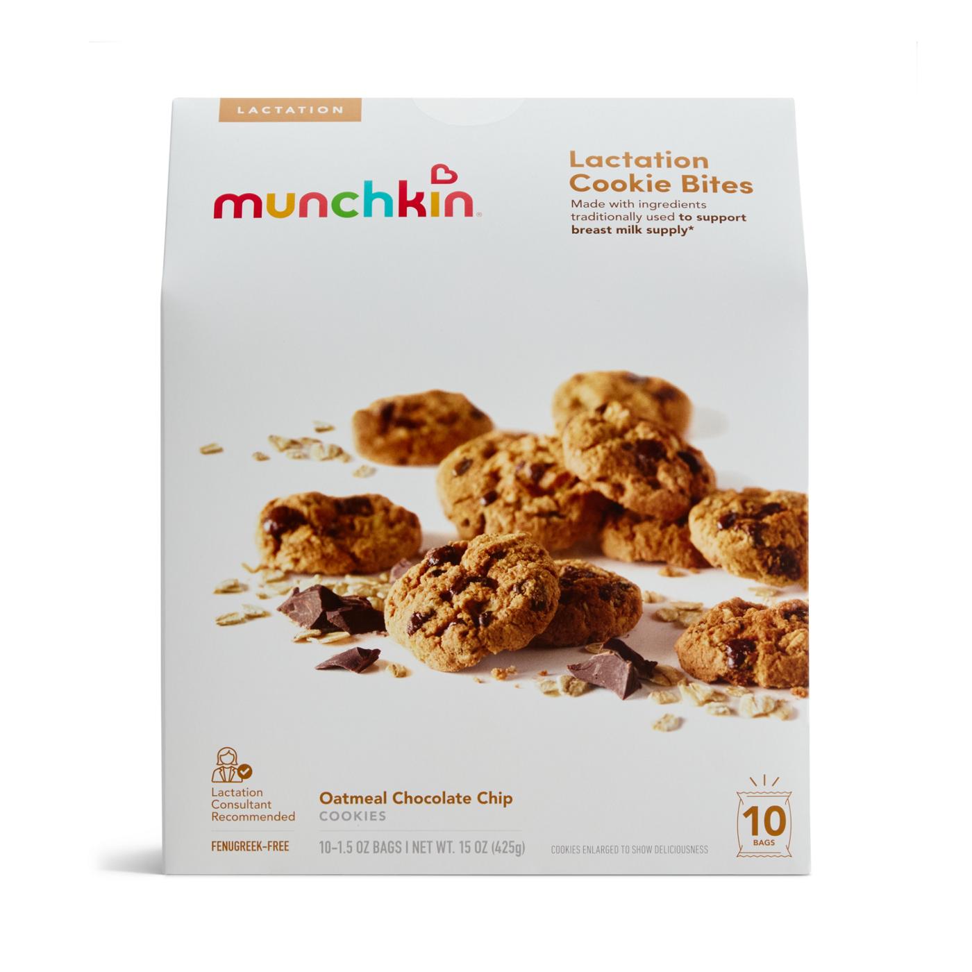 Munchkin Lactation Cookie Bites - Oatmeal Chocolate Chip; image 1 of 2