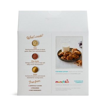 Munchkin Lactation Cookie Bites - Oatmeal Chocolate Chip, 10 ct