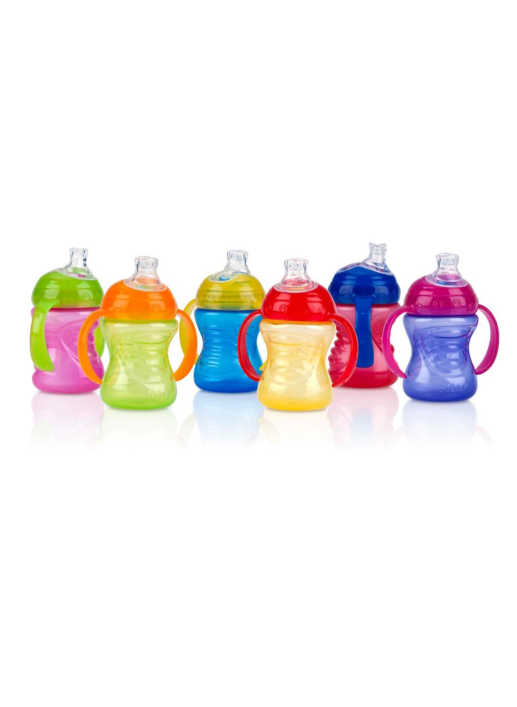 Nuby Grip N' Sip Soft Spout Trainer 8 oz Cup - Colors May Vary; image 2 of 3