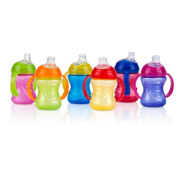 Nuby Grip N' Sip Soft Spout Trainer 8 oz Cup - Colors May Vary