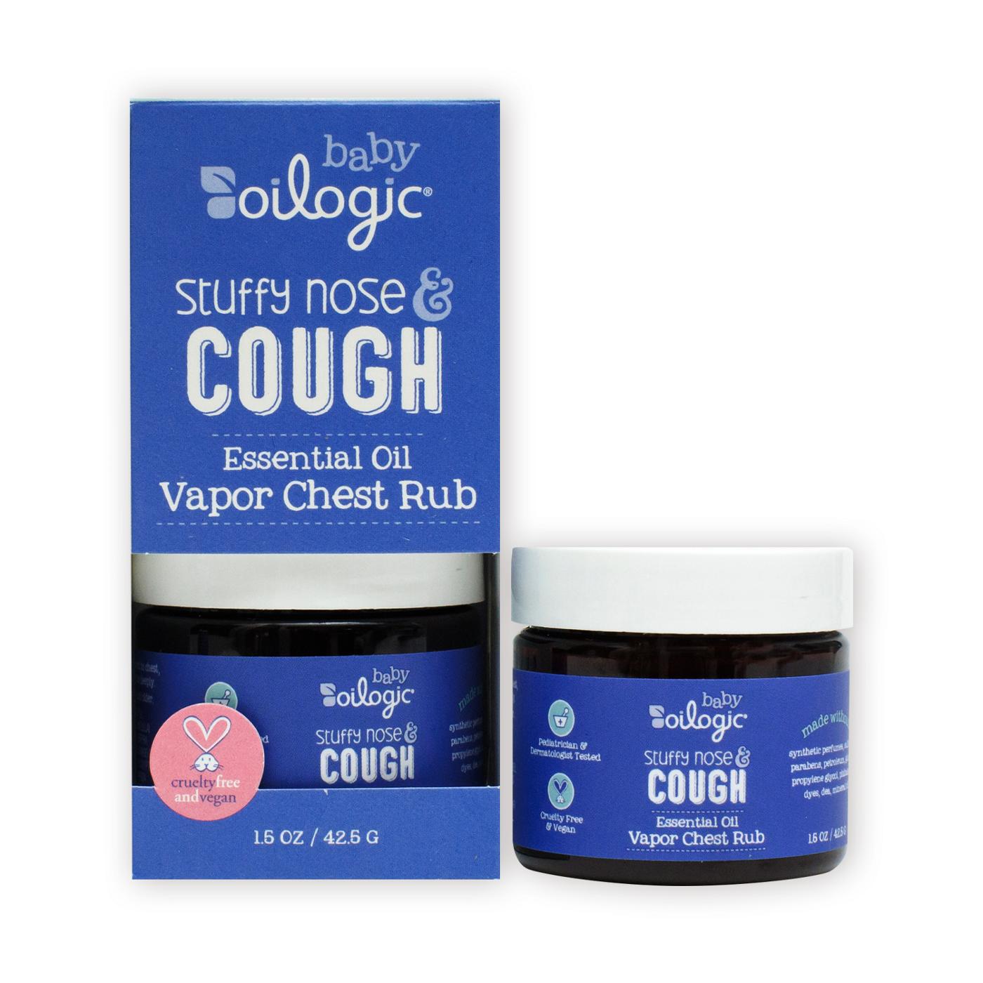 Oilogic Baby Stuffy Nose & Cough Vapor Chest Rub; image 1 of 2