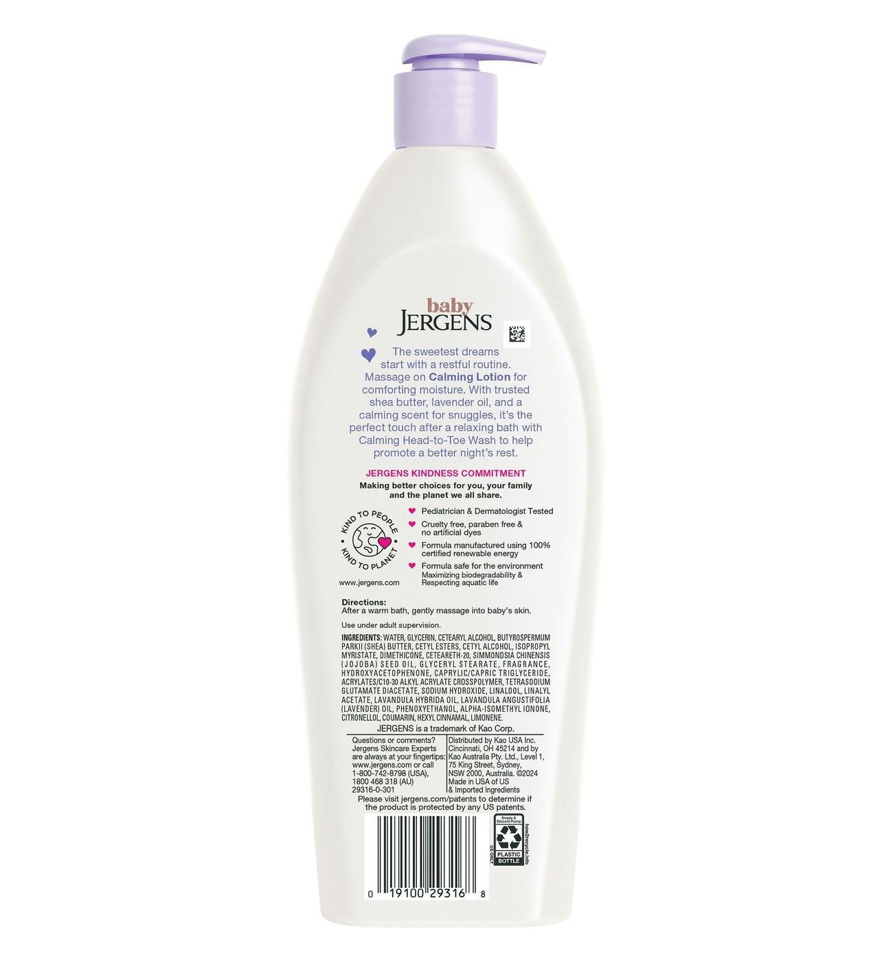 Jergens Baby Calming Lotion; image 2 of 2