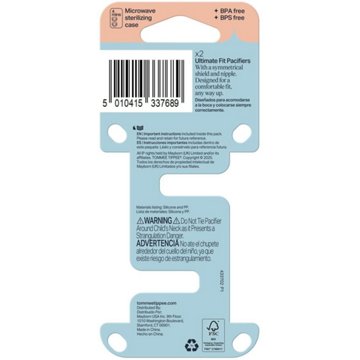 Tommee Tippee Ultimate Fit Pacifiers for 18-36 Months, 2 ct