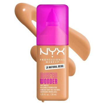 NYX Make 'Em Wonder 24 Hour True To Skin Foundation - Natural Beige