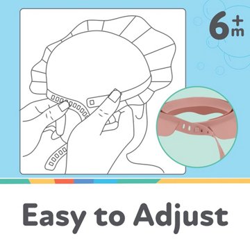 Nuby Bath Visor Hat - Gray