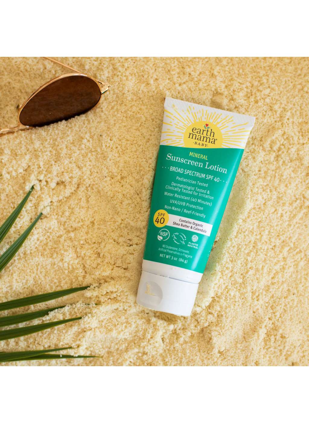 Earth Mama Baby Mineral Sunscreen Lotion - SPF 40; image 8 of 10
