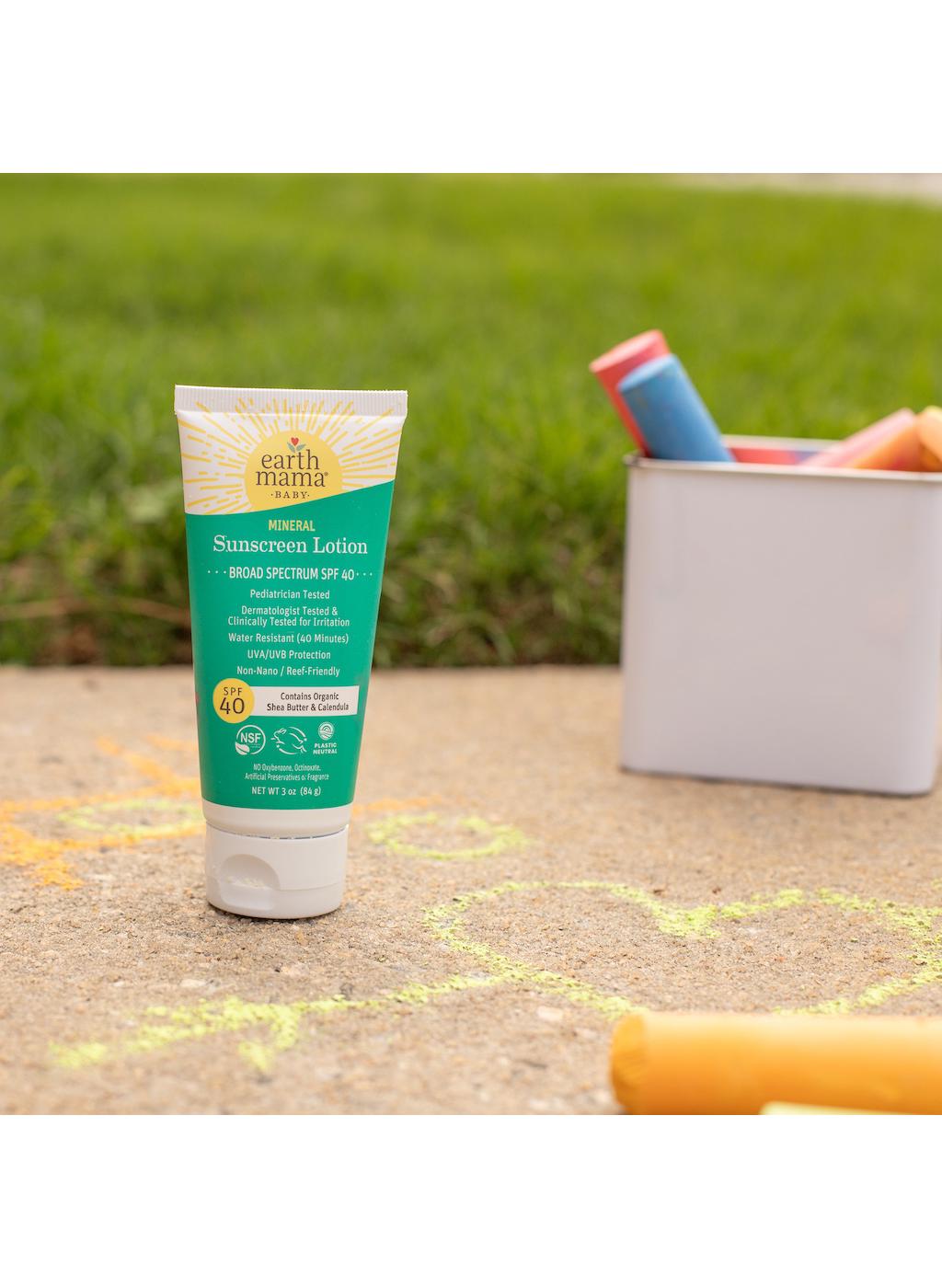 Earth Mama Baby Mineral Sunscreen Lotion - SPF 40; image 9 of 10