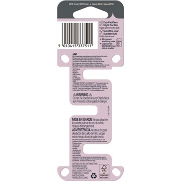 Tommee Tippee Day & Night Pacifiers for 6-18 Months, 3 ct
