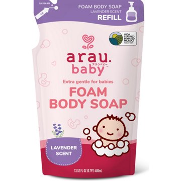 Arau Baby Foam Body Soap Refill - Lavender Scent, 13.52 oz
