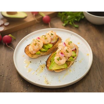 Blue River Frozen Cooked Peeled & Deveined No Tail White Shrimp, 91-100ct, 32 oz