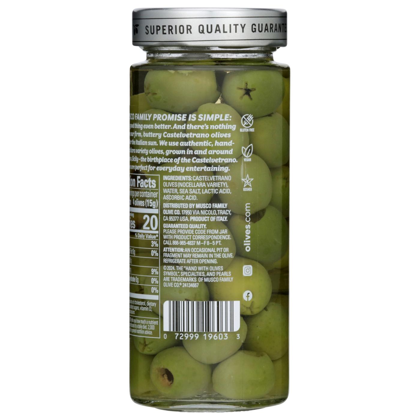 Musco Family Olive Co. Pearls Specialties Castelvetrano Pitted Italian Olives; image 4 of 7