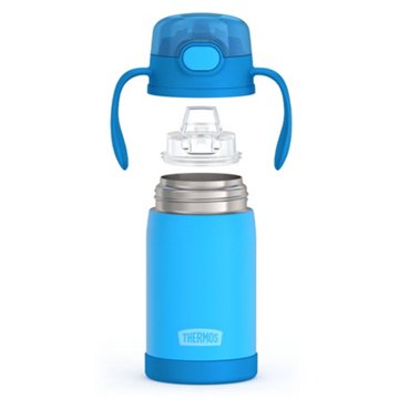 Thermos Stainless Steel Sip Bottle With Spout & Handle - Blue