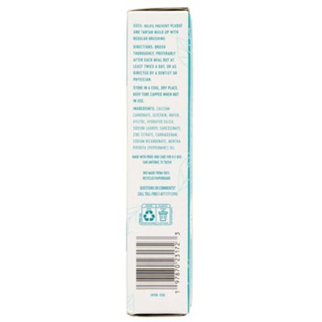 Field & Future by H-E-B Anti-Plaque & Whitening Toothpaste - Peppermint, Texas-Size Twin Pack