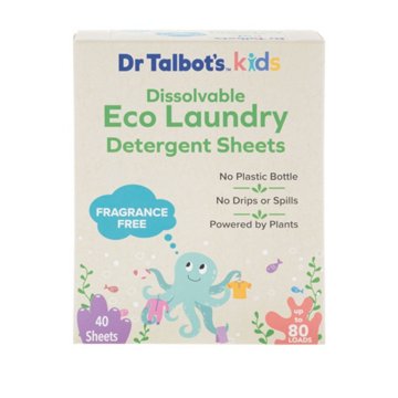 Dr. Talbot's Kids Laundry Detergent Sheets - Fragrance Free