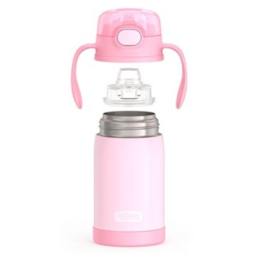 Thermos Stainless Steel Sip Bottle With Spout & Handle - Pink
