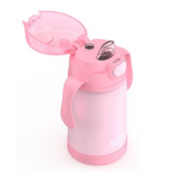 Thermos Stainless Steel Sip Bottle With Spout & Handle - Pink