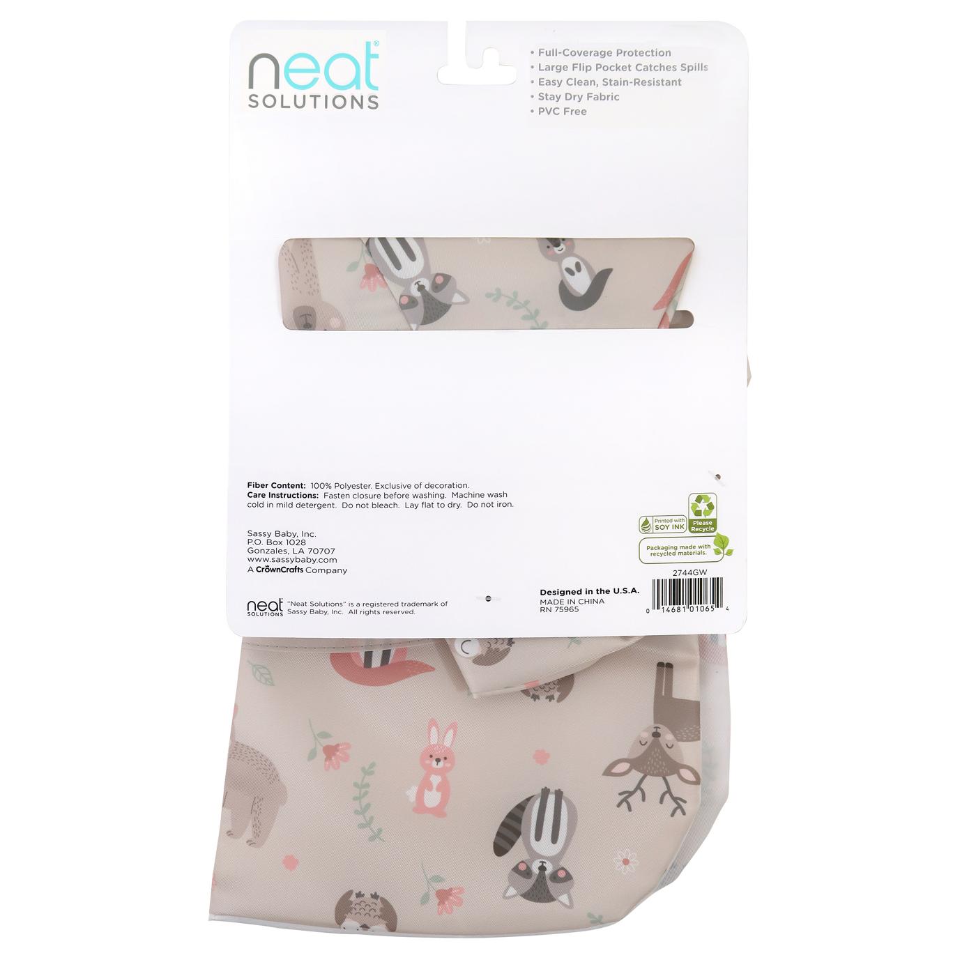 Neat Solutions Long-Sleeve Coverall Bib - Patterns May Vary; image 4 of 9