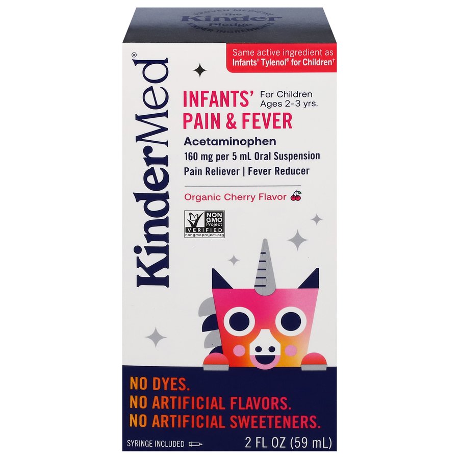 KinderMed Infant Pain & Fever Relief - Cherry - Shop Pain relievers at ...